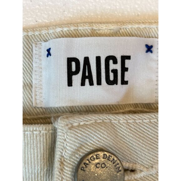 Paige Womens Cut Off Shorty Mini Shorts Echo Park Grey Nomad Size 27 - Picture 4 of 11